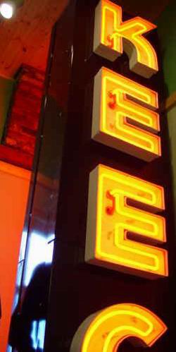 Keego Theatre - Old Sign (newer photo)